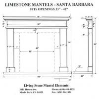 limestone mantel santa clara spec the fireplace element