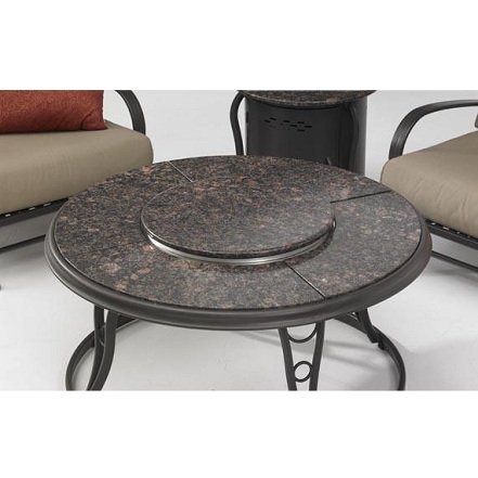 THE FIREPLACE ELEMENT Granite Fire Pit Table