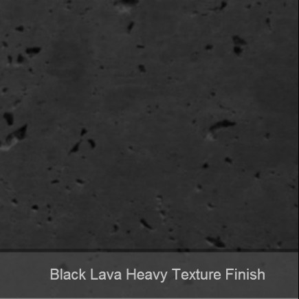 black lava heavy texture finish