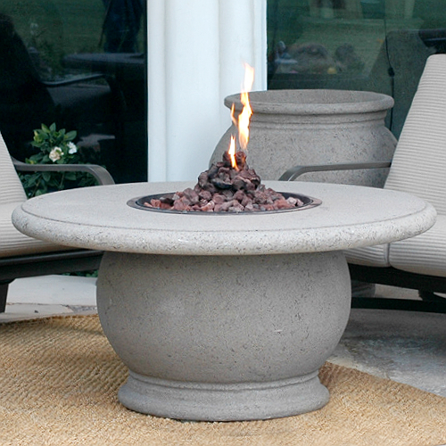 Amphora Firetable with Concrete Top