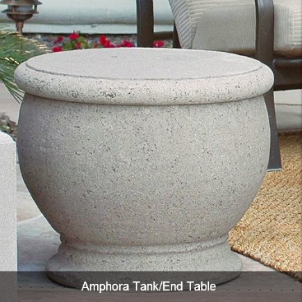 amphora tank end table