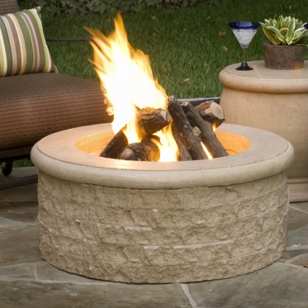 chiseled fire pit