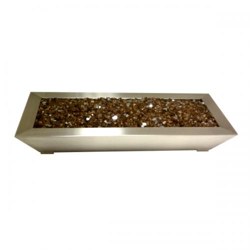 24" Stainless Steel Paramount Fireplace Pan