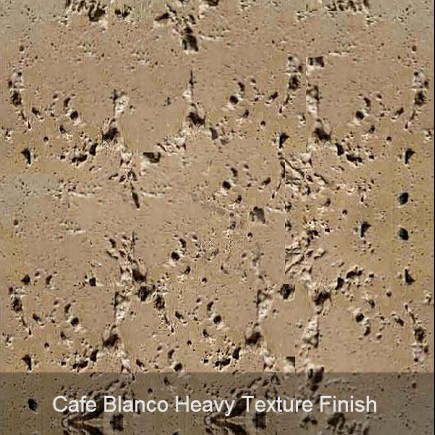 cafe blanco heavy texture finish