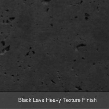 01 black lava heavy texture finish