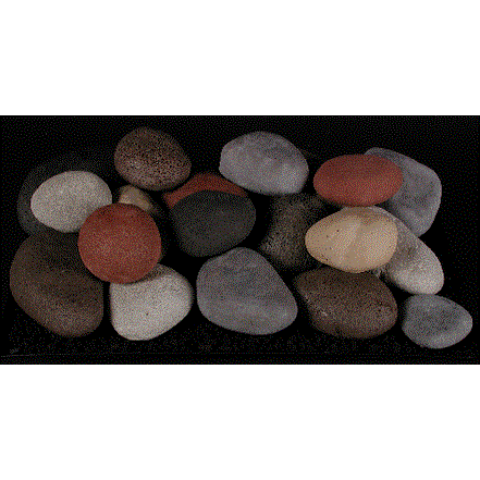 Buy Online 18 Ceramic Fire Stones Set Black White Light Gray