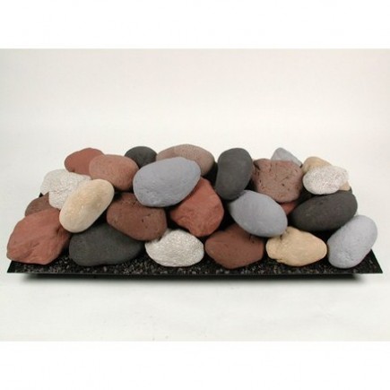 30 ceramic fire stones set 1 the fireplace element