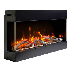 amantii 40 tru view slim 3 sided electric fireplace 04