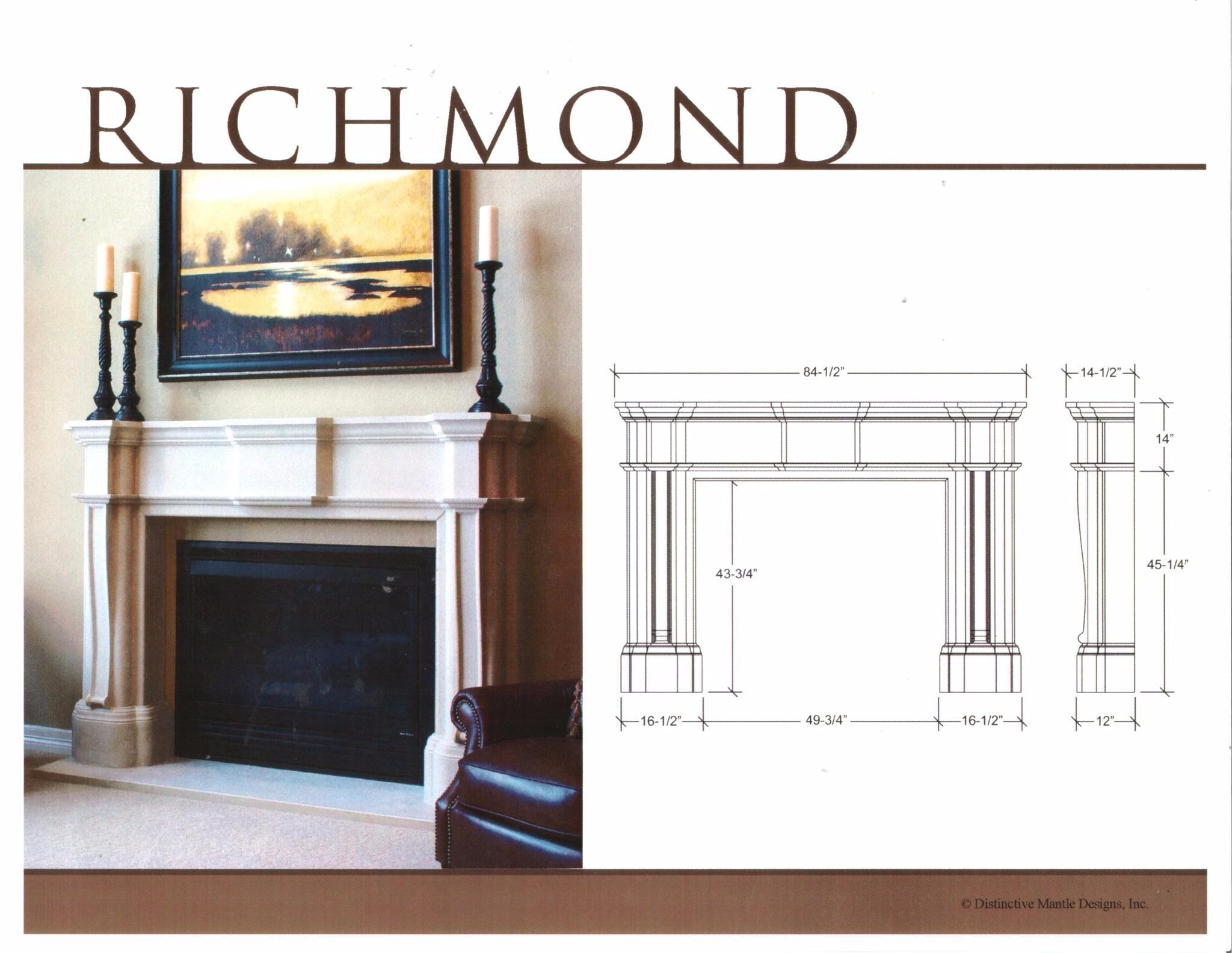 Cast Stone Fireplace Mantels in San Francisco Bay Area, CA Mountain