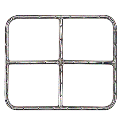 Rectangular Fire Rings Burner