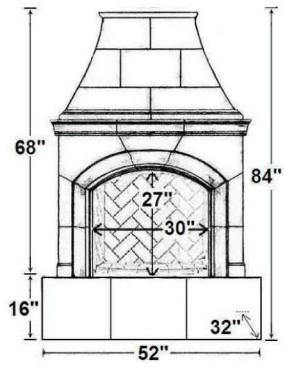 Standard 16" Roundover Hearth