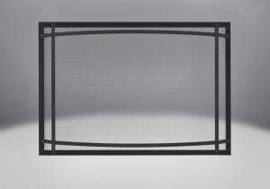 classic resolution front shown in black with black curved accent bars complete with safety barrier