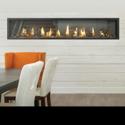 luxuria see thru series gas fireplace