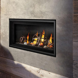 vector see thru series gas fireplace