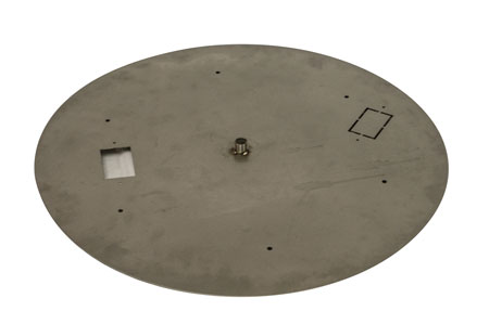 36" SS Round Flat Pan