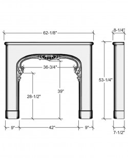 antoinette mantel design