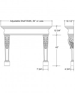 arcade mantel design