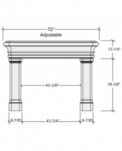 caramel mantel design