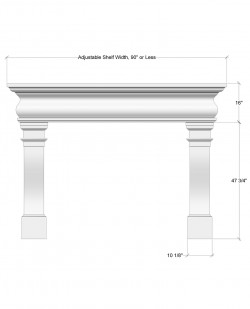 city mantel design