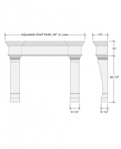 long island mantel design