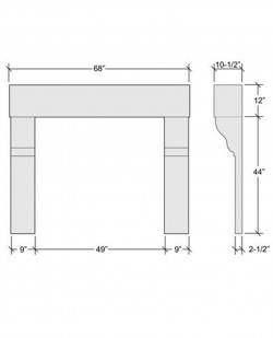 nantes mantel design