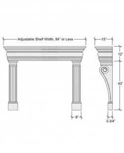 sicily mantel design