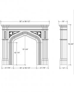 whales mantel design