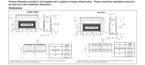 linear fireplace vector 62 by napoleon spec p3