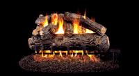 Vented Rustic Oak Designer Gas Logs