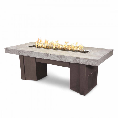 Alameda Fire Table Wood Grain Collection
