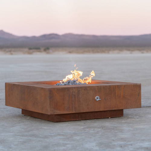 Cabo Square Metal Fire Pit Colection