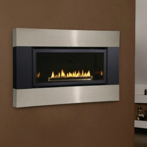 Loft Contemporary Direct Vent Gas Fireplace Insert, 33-Inches
