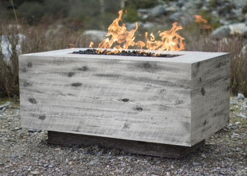 CATALINA WOOD GRAIN FIRE PIT COLECTION