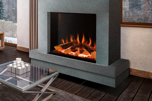 Tyrell 32'' Single-Sided Electric Fireplace