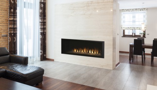 Venice Lights 43" Linear Gas Fireplace - Astria