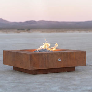 Cabo Square Metal Fire Pit Colection