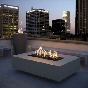 Cabo Linear Powder Coated Fire Pit