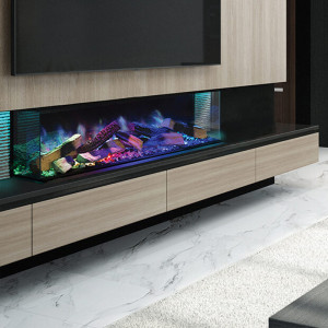 Linnea 3-Sided Electric Fireplace