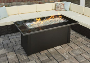 Monte Carlo Linear Gas Fire Pit Table