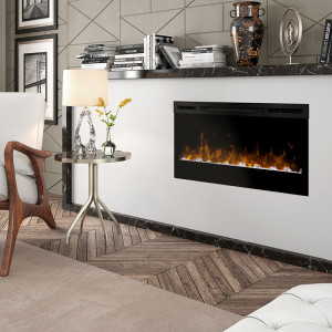 Prism 34-in Wall-Mounted Electric Fireplace