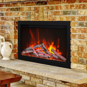 Amantii 33-in Traditional Smart Fire & Ice Electric Insert