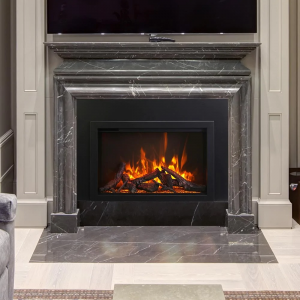 Amantii 33-In Traditional Bespoke Smart Built-In Electric Fireplace