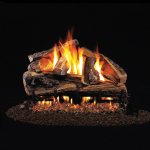 Real Fyre Vented Rugged Split Oak Gas Logs