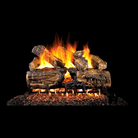 Charred Series Burnt Split Oak Gas Logs