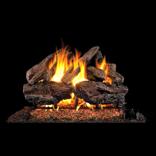 30" Red Oak (Charred Series) Gas Log