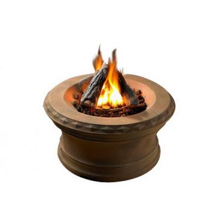 36" Santa Fe LP/NG Campfire w/Tan Vinyl Cover