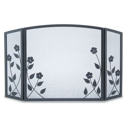 Forged Floral Tri Panel
