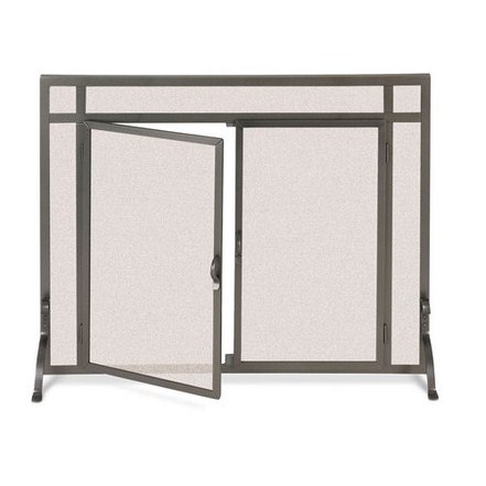 Iron Gate (Straight Door) - 44"W x 33"H - Black