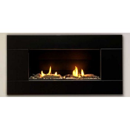 ST900 Gas Fireplace - Satin Black