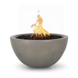 luna gfrc fire bowl 30 inch ash